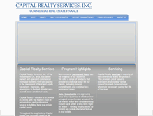 Tablet Screenshot of caprealtyservices.com